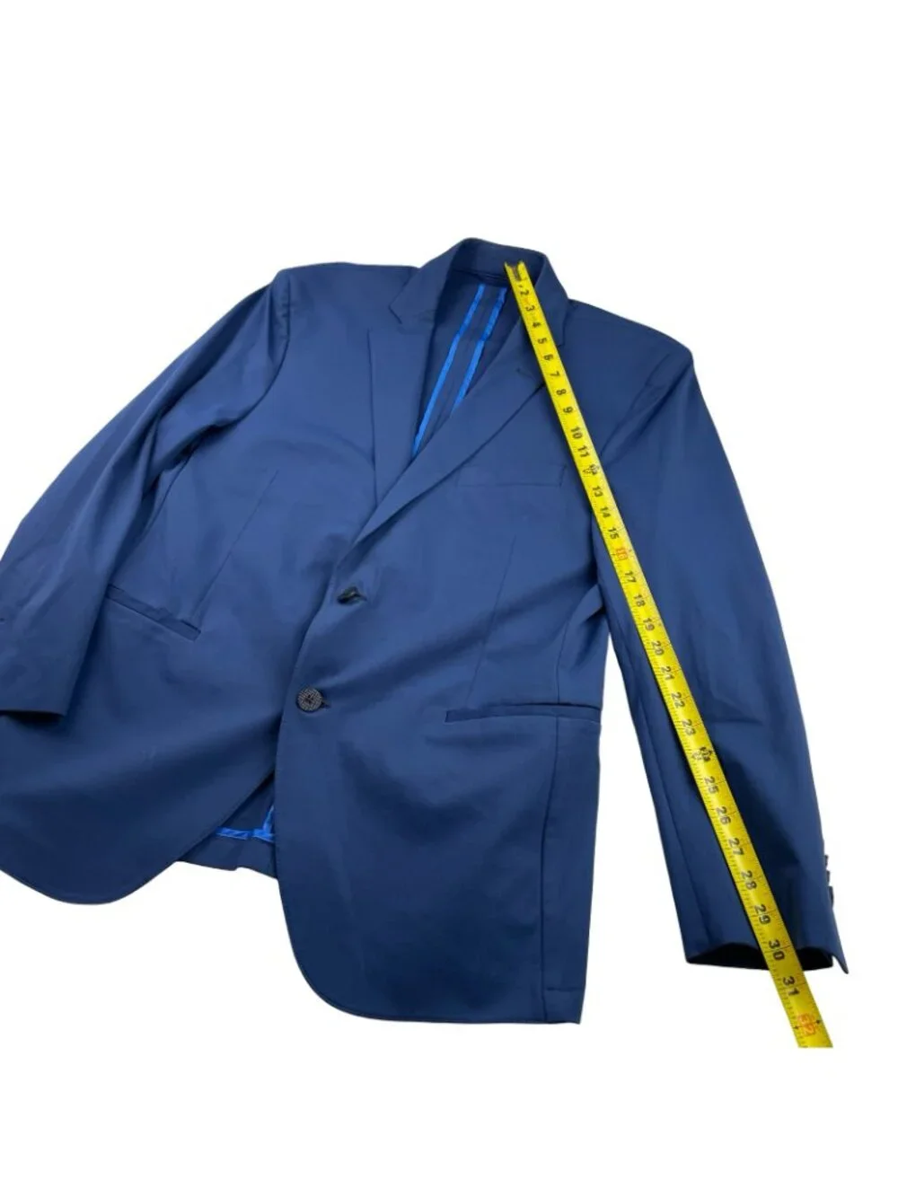 Twillory Men’s Performance Stretch Travel 2-Button Blazer Blue • 42S US